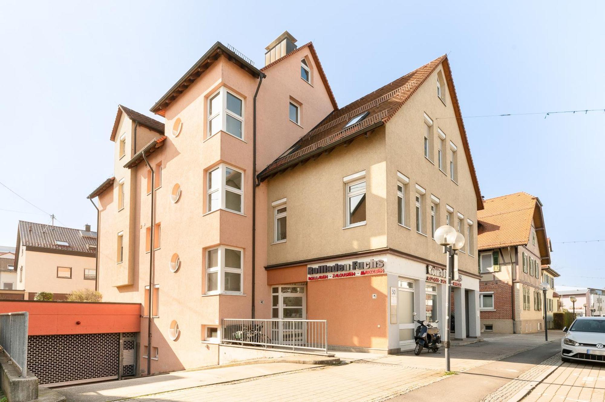 Helle Zentrumsnahe Familienfreundliche Ferienwohnung Fellbach Exterior foto